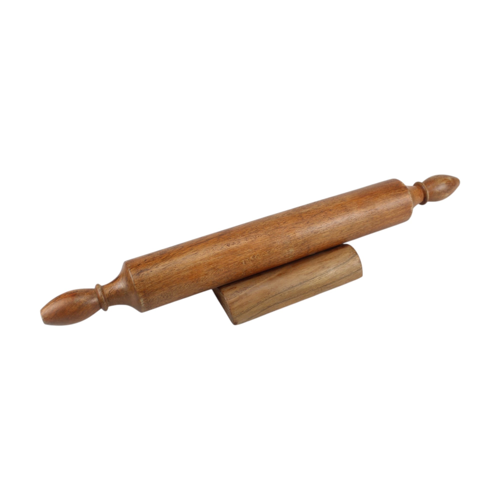 Lakkad Baaz Wooden Rolling Pin with Stand