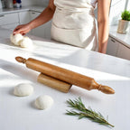 Lakkad Baaz Wooden Rolling Pin with Stand