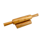 Lakkad Baaz 35.5 cm Wooden Rolling Pin (Belan) with Stand