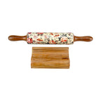 Lakkad Baaz Wooden Rolling Pin with Stand