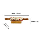 Lakkad Baaz Wooden Rolling Pin with Stand