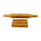 Lakkad Baaz Wooden Rolling Pin with Stand