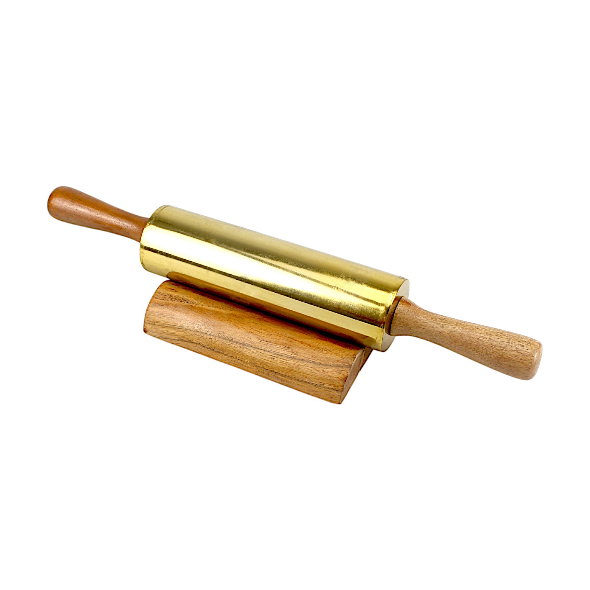 Lakkad Baaz Wooden Rolling Pin with Stand