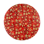Lakkad Baaz Wooden Chakla in Red Color