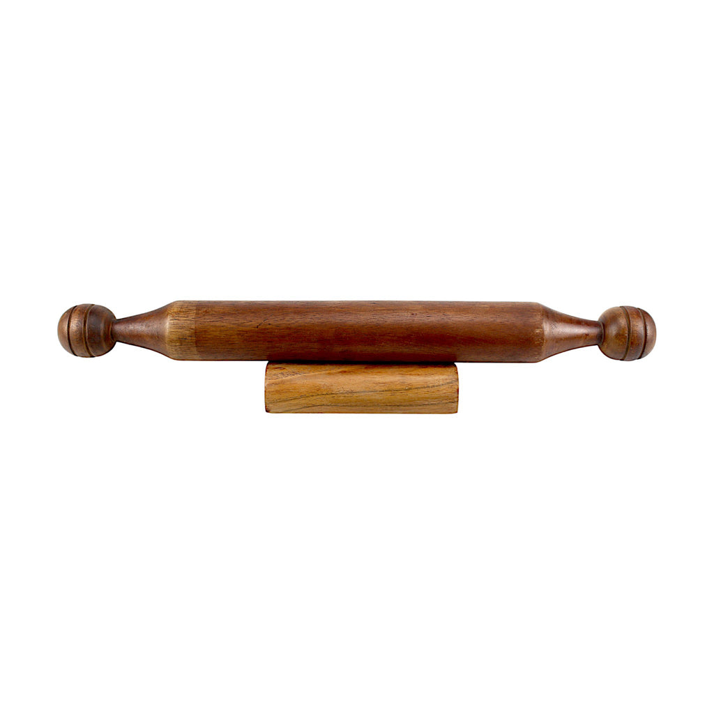 Lakkad Baaz Wooden Rolling Pin with Stand