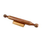 Lakkad Baaz Wooden Rolling Pin with Stand