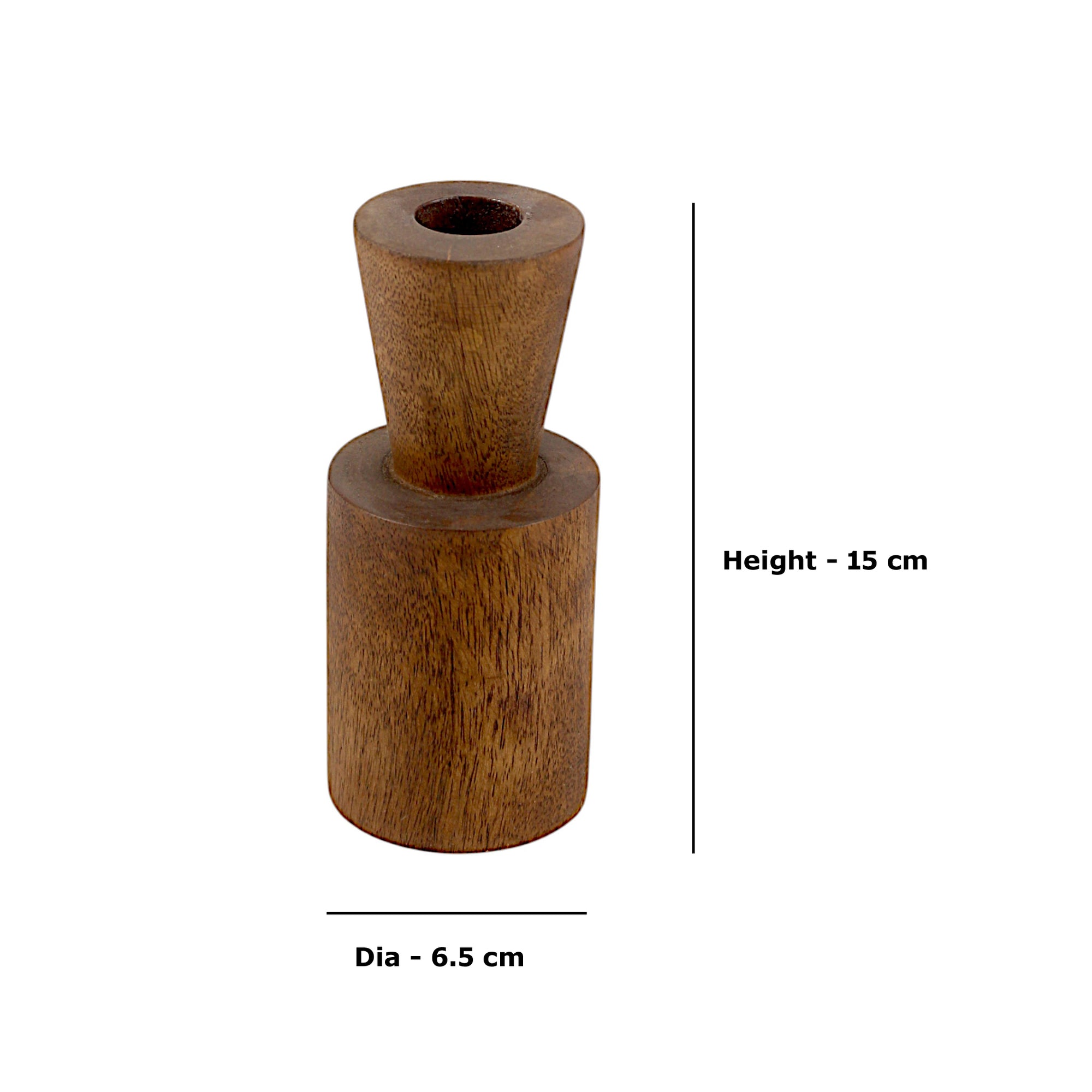 Solid Wood Taper Candle Holder