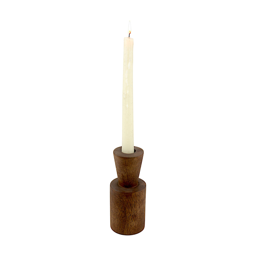 Solid Wood Taper Candle Holder