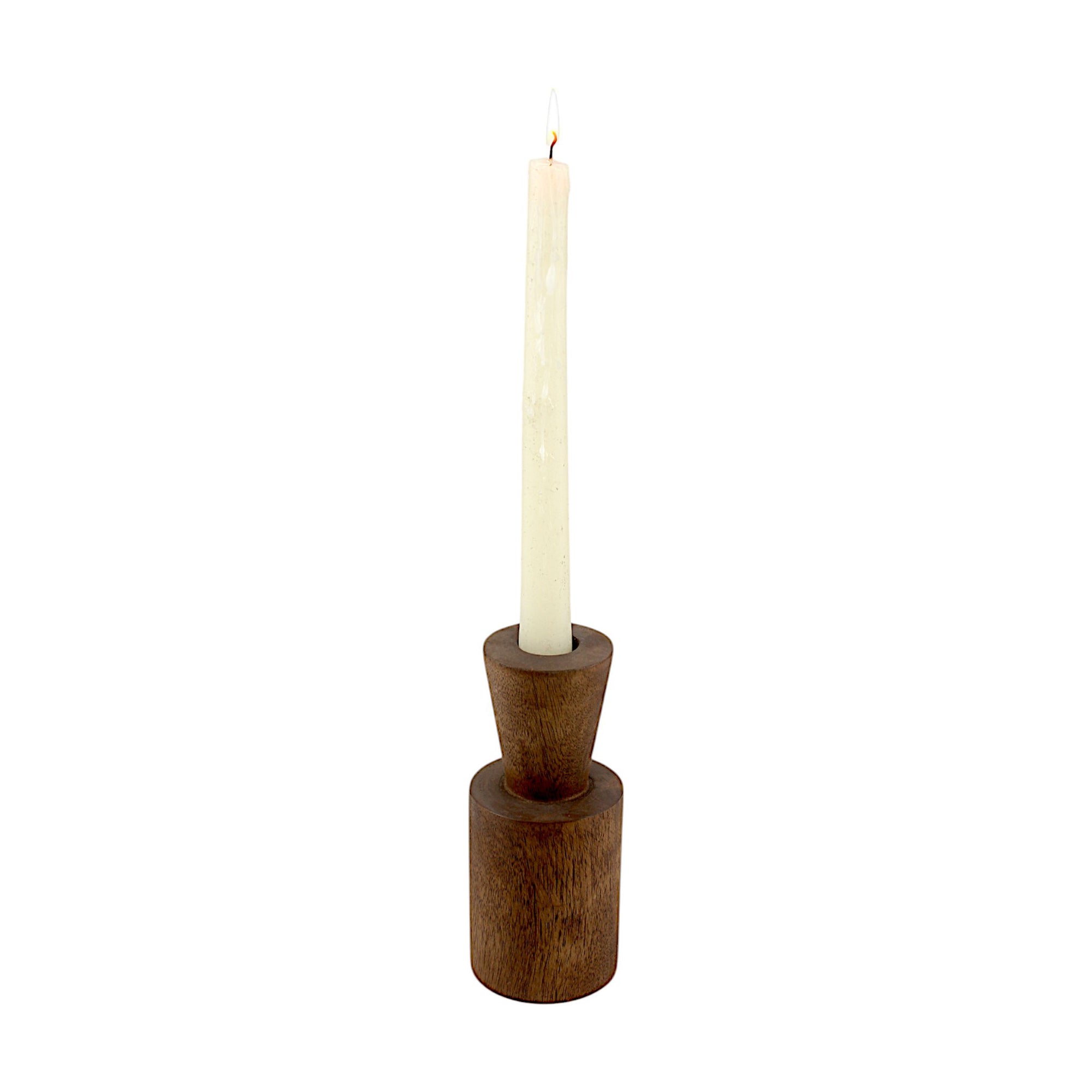 Solid Wood Taper Candle Holder
