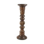 Mango Wood Classic Pillar Candle Holder