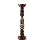 Mango Wood Classic Pillar Candle Holder