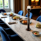 Mango Wood Classic Pillar Candle Holder