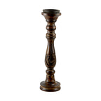 Mango Wood Classic Pillar Candle Holder