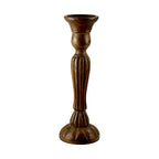 Natural Mango Wood Taper Candle pillar Holder  Design