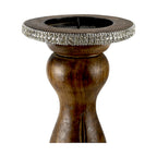 Natural Mango Wood Taper Candle Piller Holder