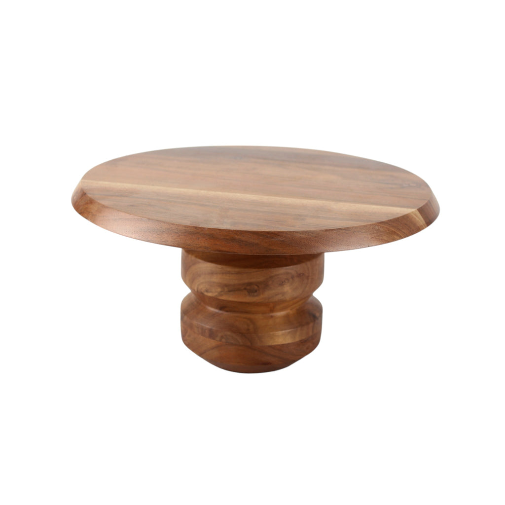 Flat Wooden Cake Stand