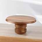 Flat Wooden Cake Stand