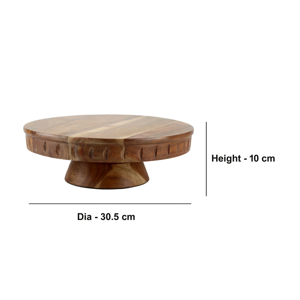 Lakkad Baaz Wooden Cake Stand