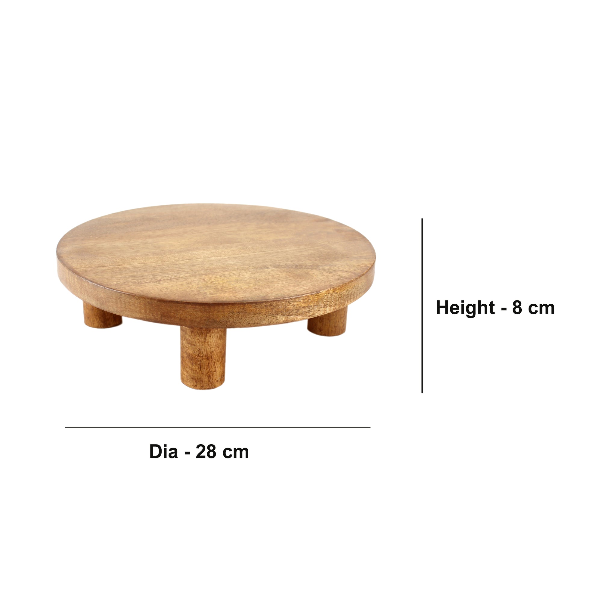 Lakkad Baaz Wooden Cake Stand