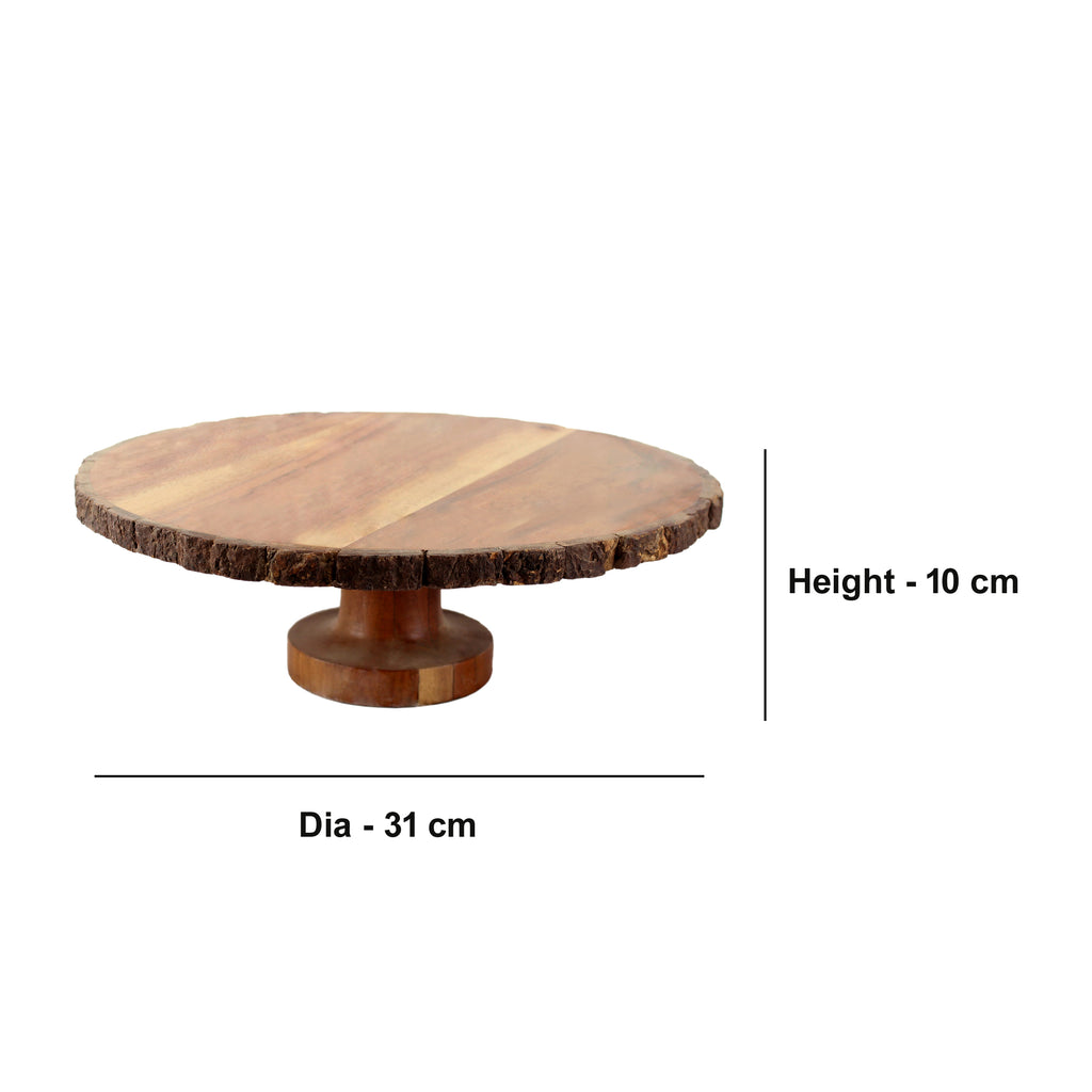 Lakkad Baaz Wooden Cake Stand