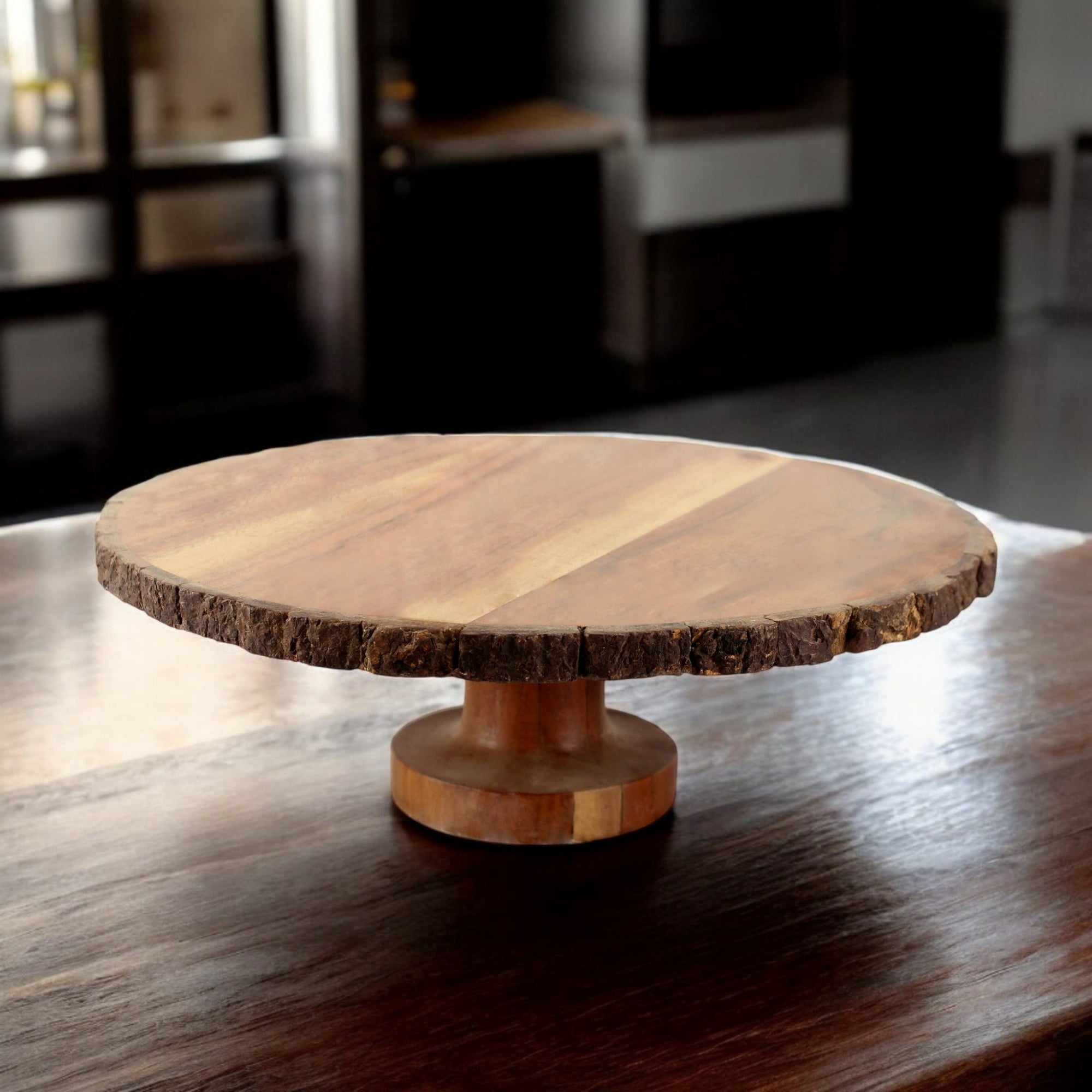 Lakkad Baaz Wooden Cake Stand