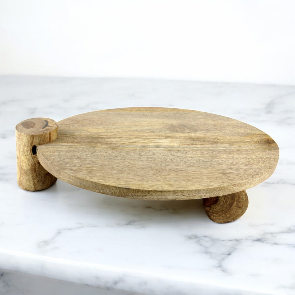 Lakkad Baaz Wooden Cake Stand