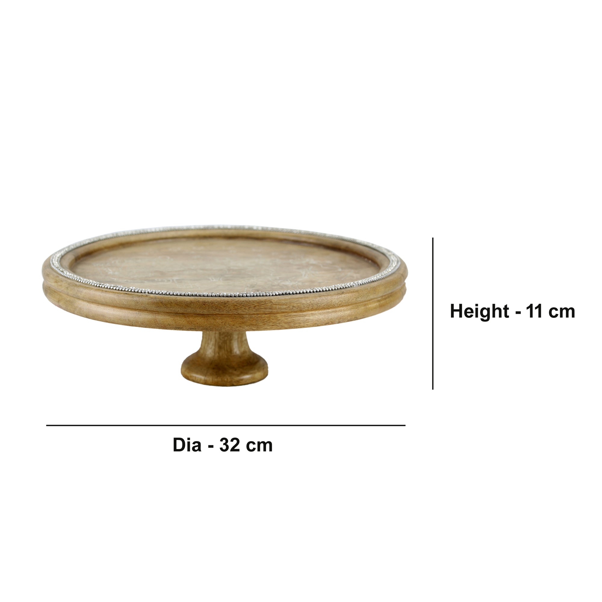 Lakkad Baaz Wooden Cake Stand
