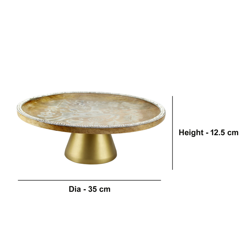 Lakkad Baaz Wooden Cake Stand