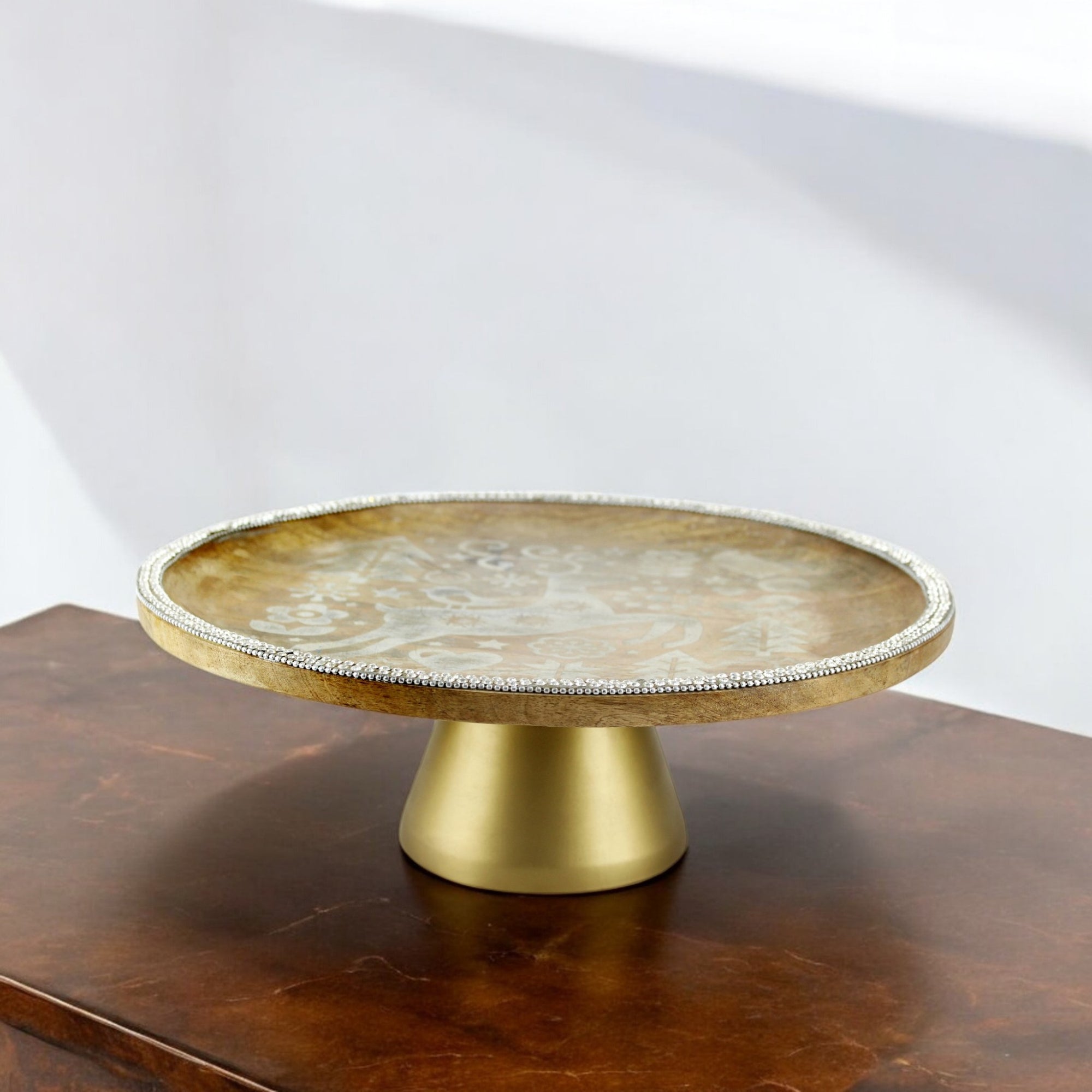 Lakkad Baaz Wooden Cake Stand