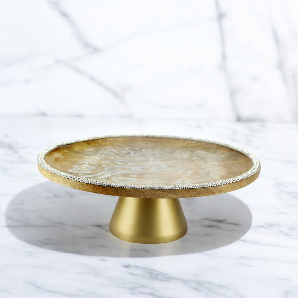 Lakkad Baaz Wooden Cake Stand