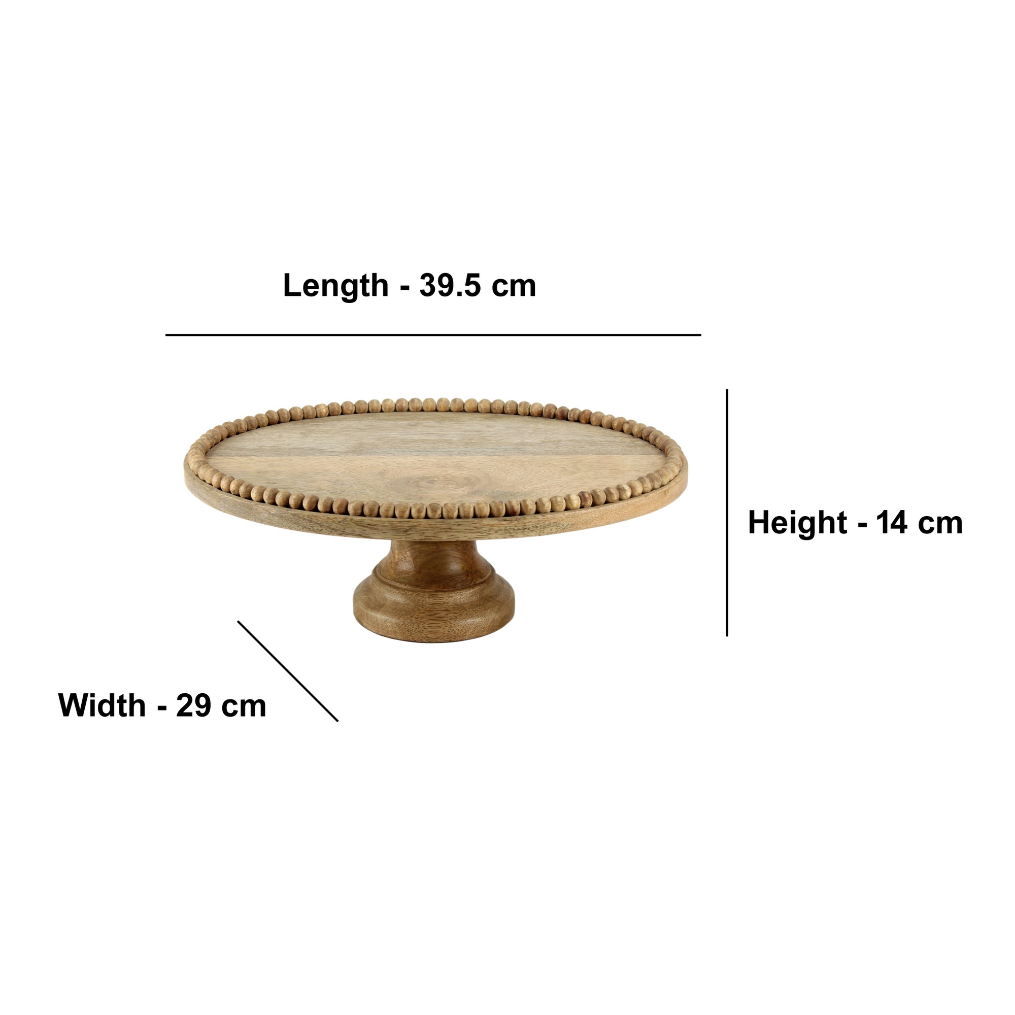 Lakkad Baaz Wooden Cake Stand