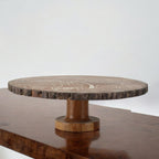 Lakkad Baaz Wooden Cake Stand | 31 cm Round Dessert Platter