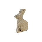 Wooden Rabbit Figurine