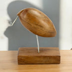 Wooden Bird Figurine