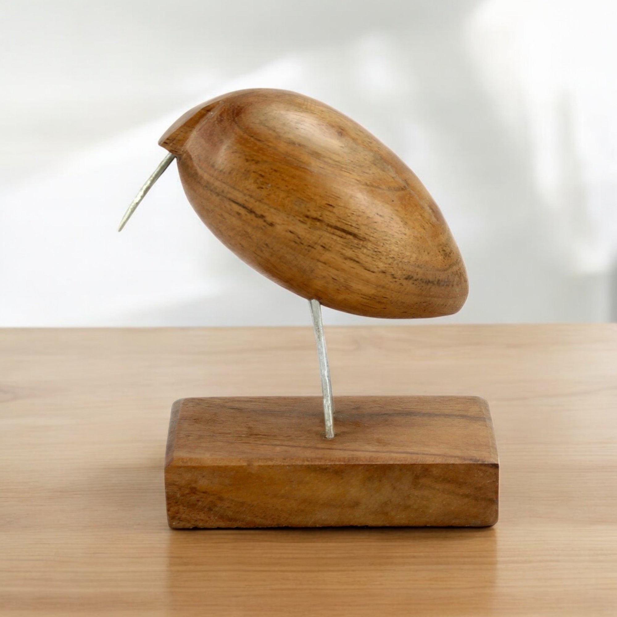Wooden Bird Figurine