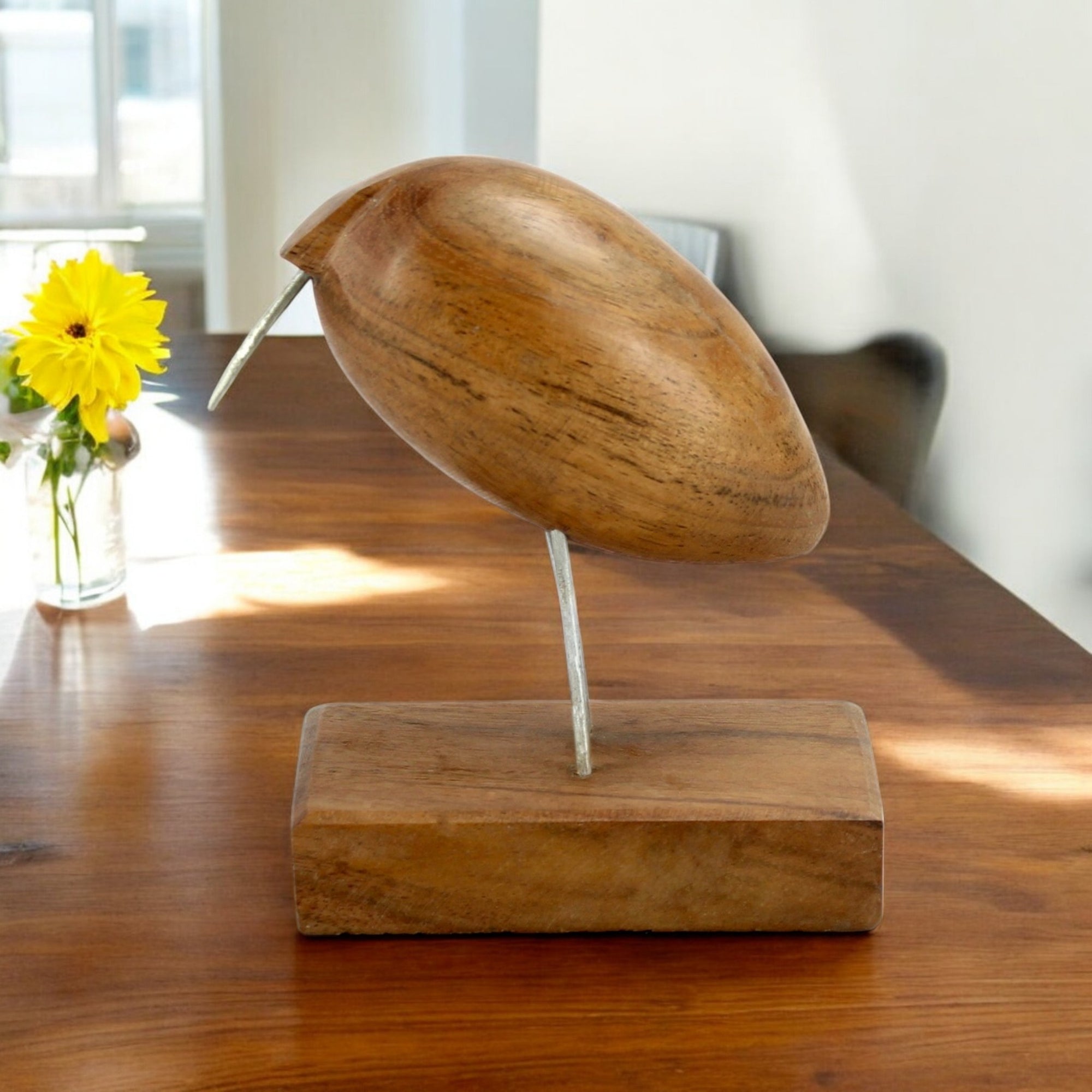 Wooden Bird Figurine