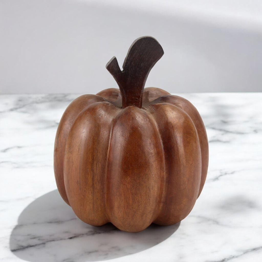 Wooden Decorative Pumpkin Art