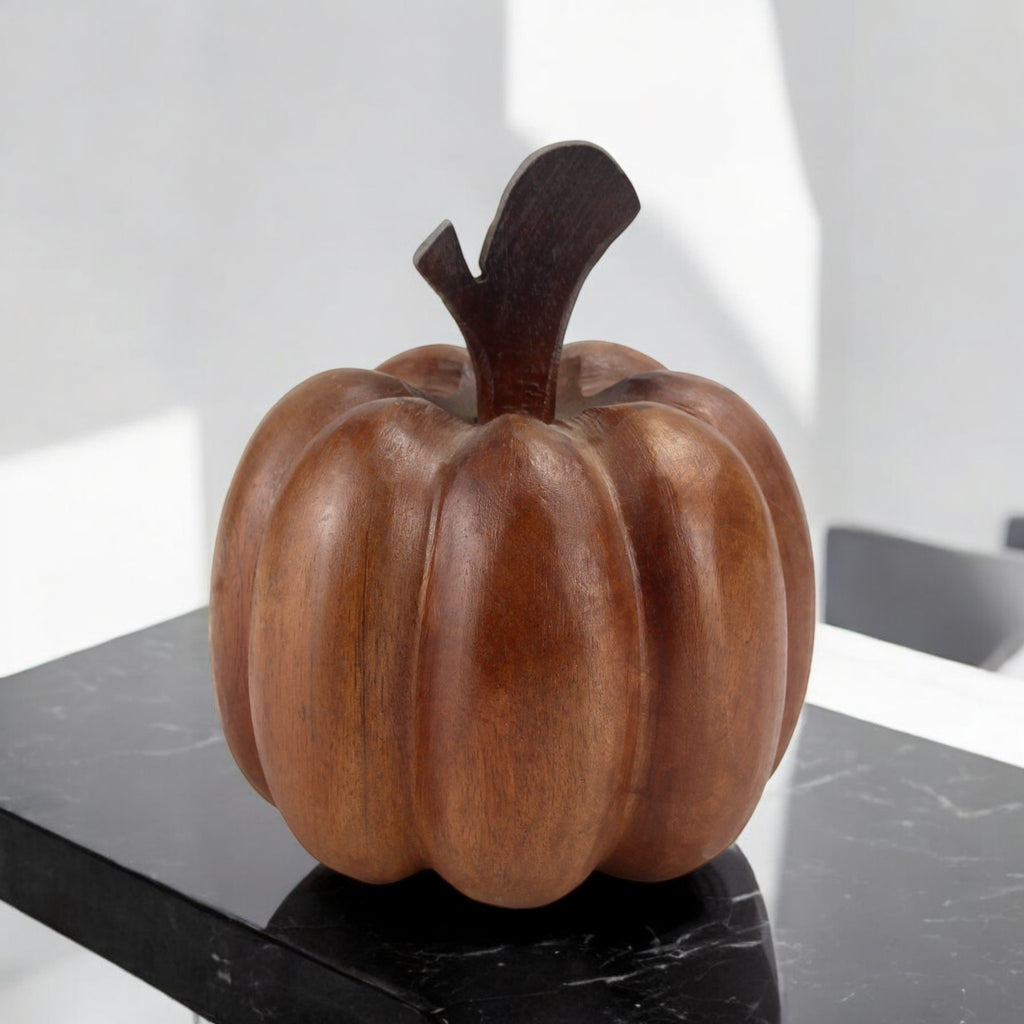 Wooden Decorative Pumpkin Art