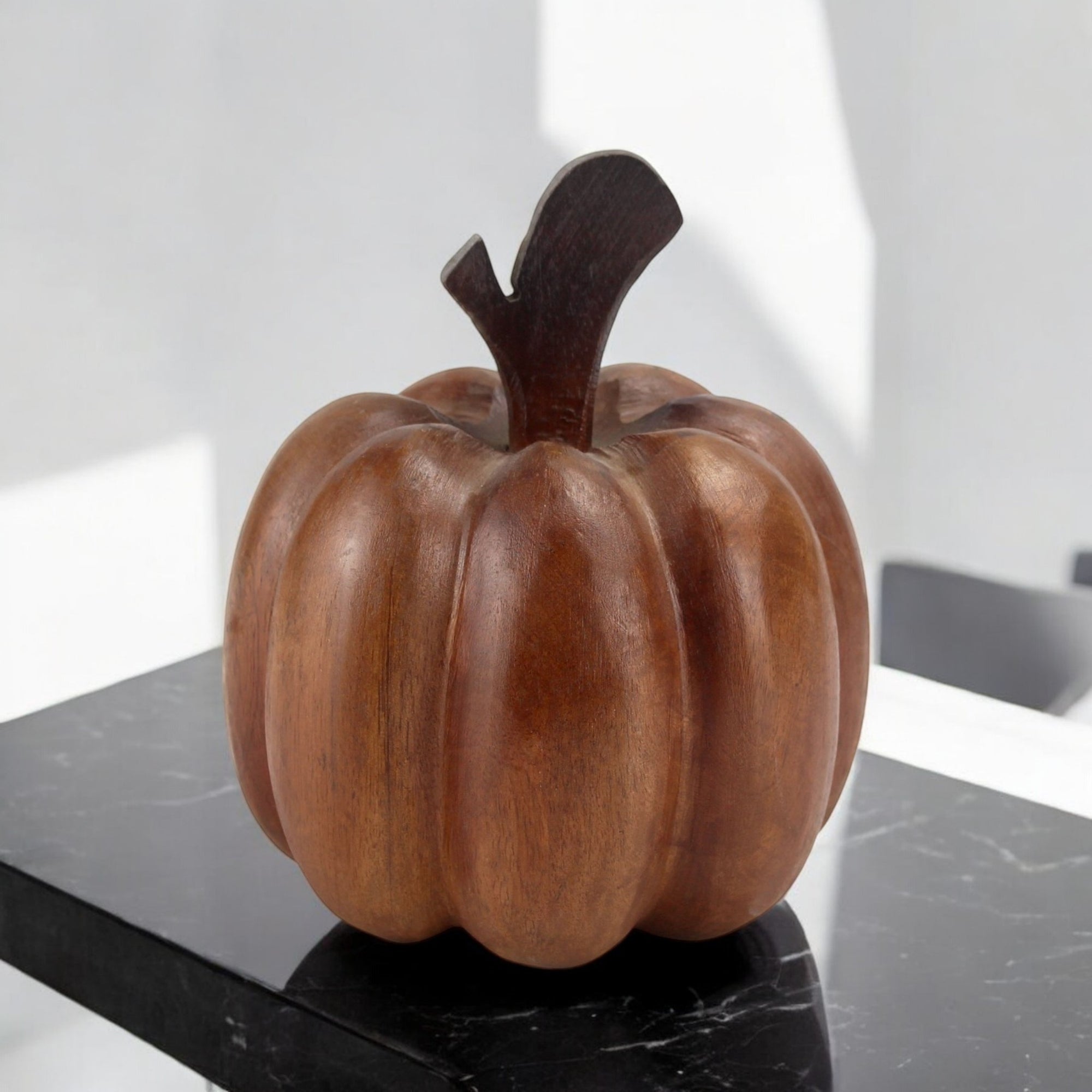 Wooden Decorative Pumpkin Art