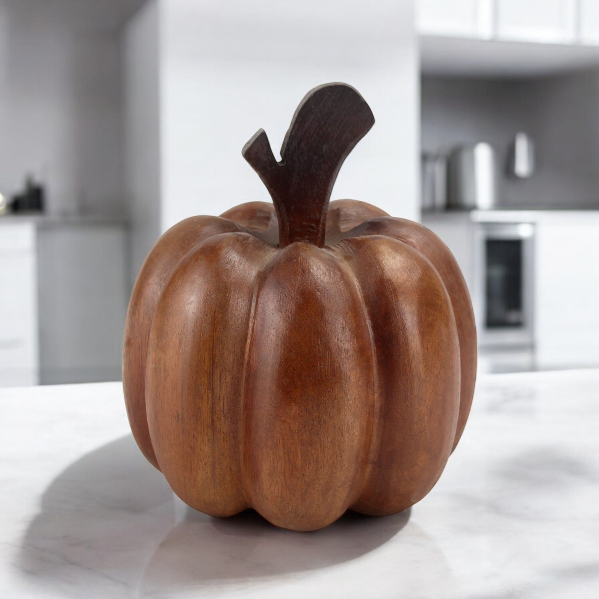 Wooden Decorative Pumpkin Art
