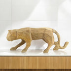 Wood Tiger Figurine