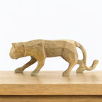 Wood Tiger Figurine