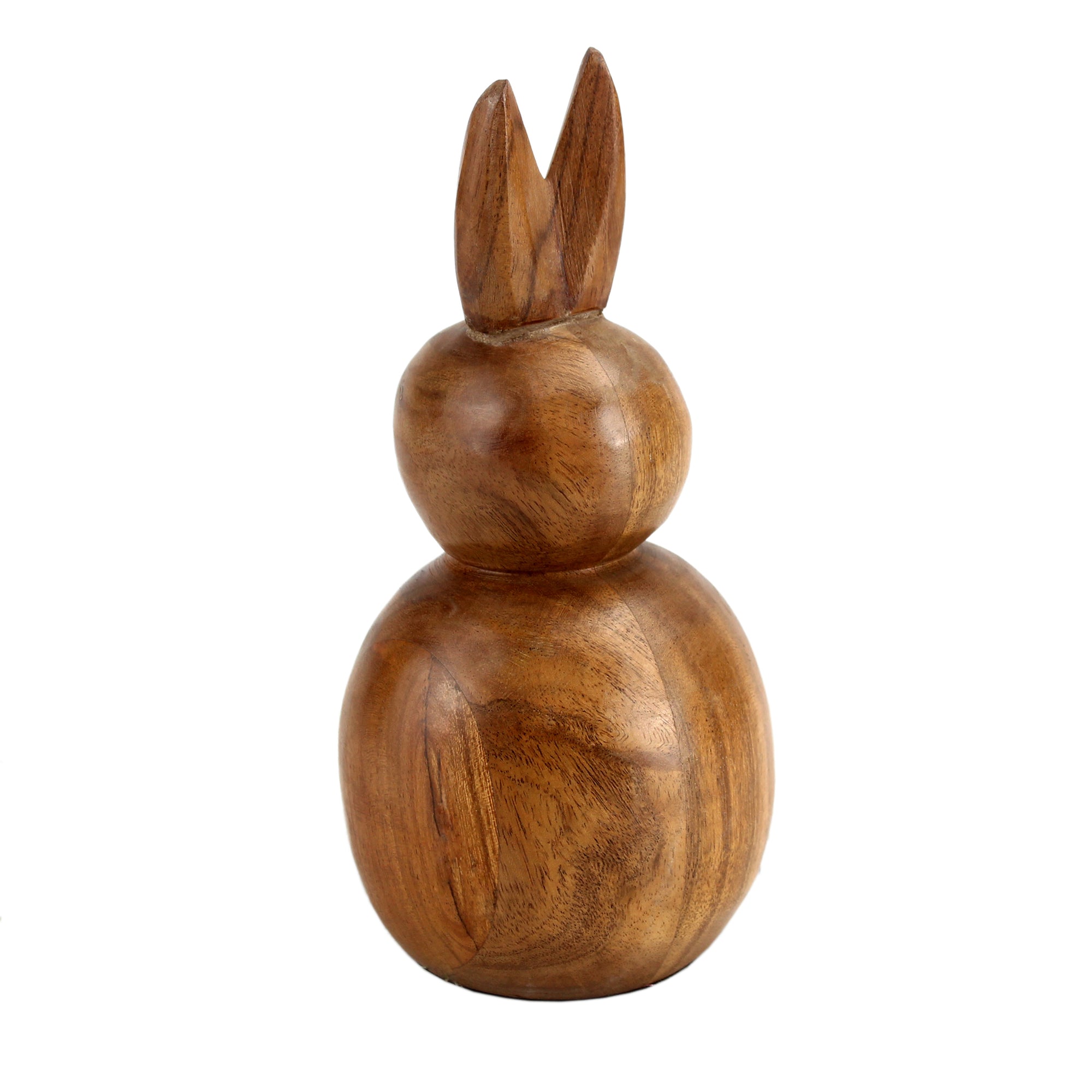Wood Bunny Figurine