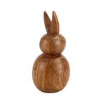 Wood Bunny Figurine