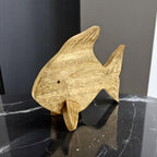 Wood Fish Figurine