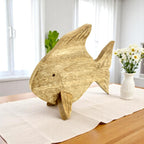 Wood Fish Figurine