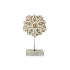 Wood Four-Leaf Decorative Accent