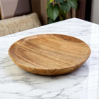 Wood Serving Bowl Shape Tray
