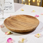Wood Serving Bowl Shape Tray