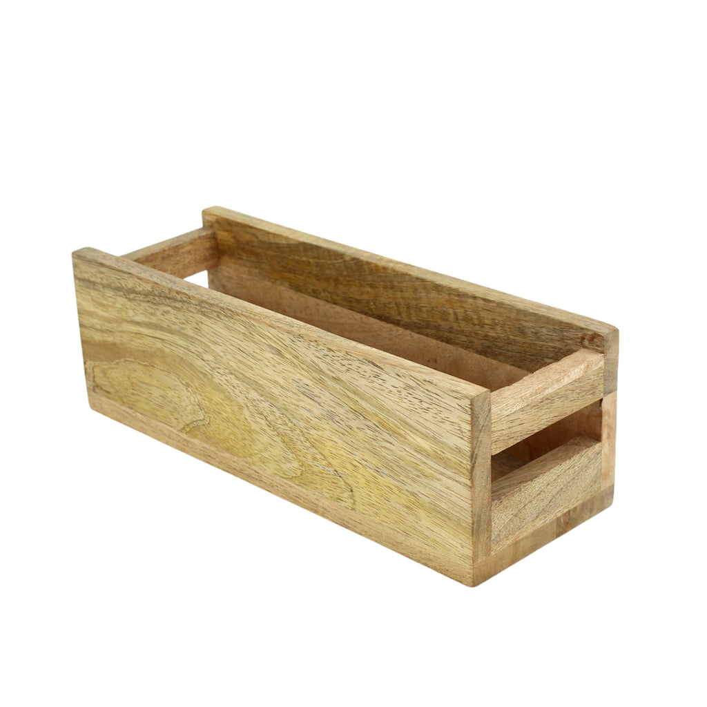 Wood Rectangular Organizer Caddy (Tray)
